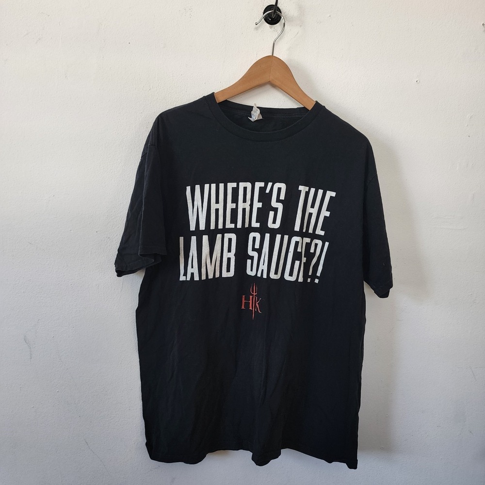 Gordon Ramsay Hells Kitchen Wheres The Lamb Sauce Graphic Shirt XL